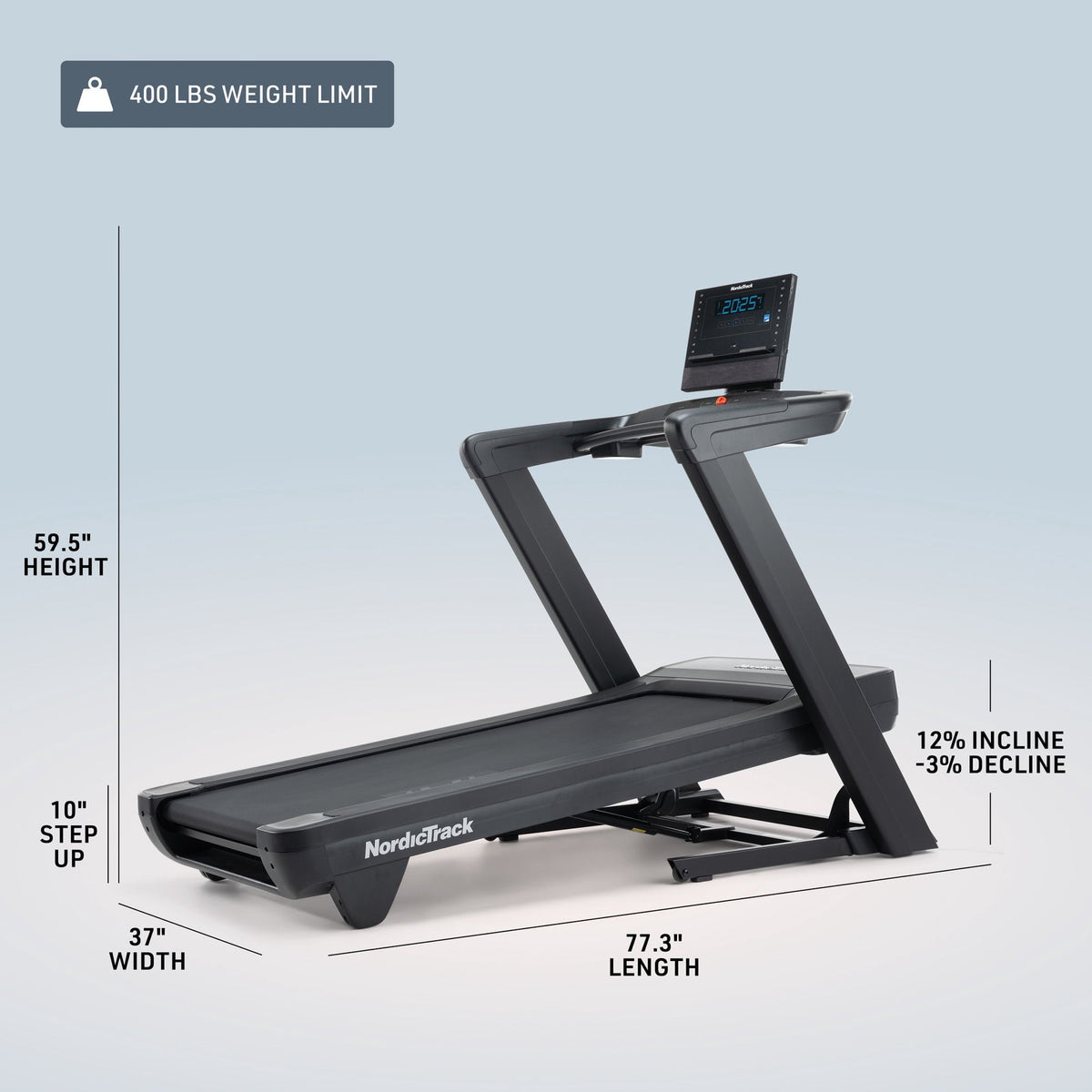 NordicTrack Commercial 1250 Treadmill with 10" Tilting Touchscreen; Perfect for All Fitness Levels; Improves Endurance, Mobility, and Strength