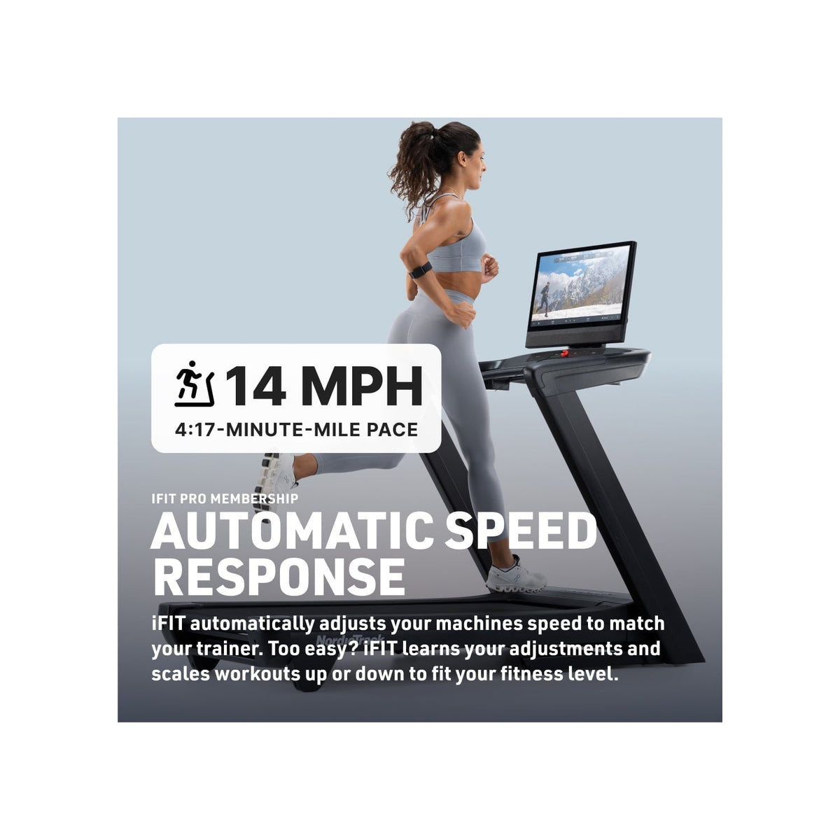 NordicTrack Commercial 2450 Treadmill with 24" Pivoting Touchscreen; Perfect for All Fitness Levels; Improves Endurance, Mobility, and Strength