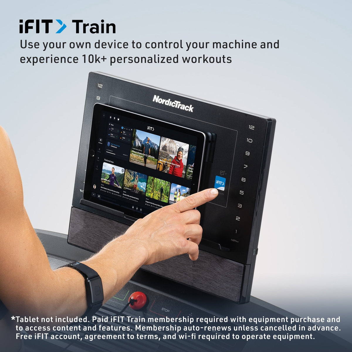 NordicTrack Commercial 1250 Treadmill with 10" Tilting Touchscreen; Perfect for All Fitness Levels; Improves Endurance, Mobility, and Strength