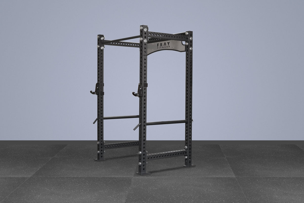 CLEARANCE NEW Commercial Grade 3x3 Squat Rack Power Rack with 1" Holes Black