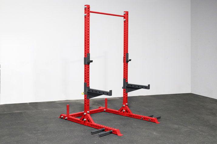 NEW Commercial Half Rack 3x3" Squat Rack with 1" Holes (Multiple Colors)